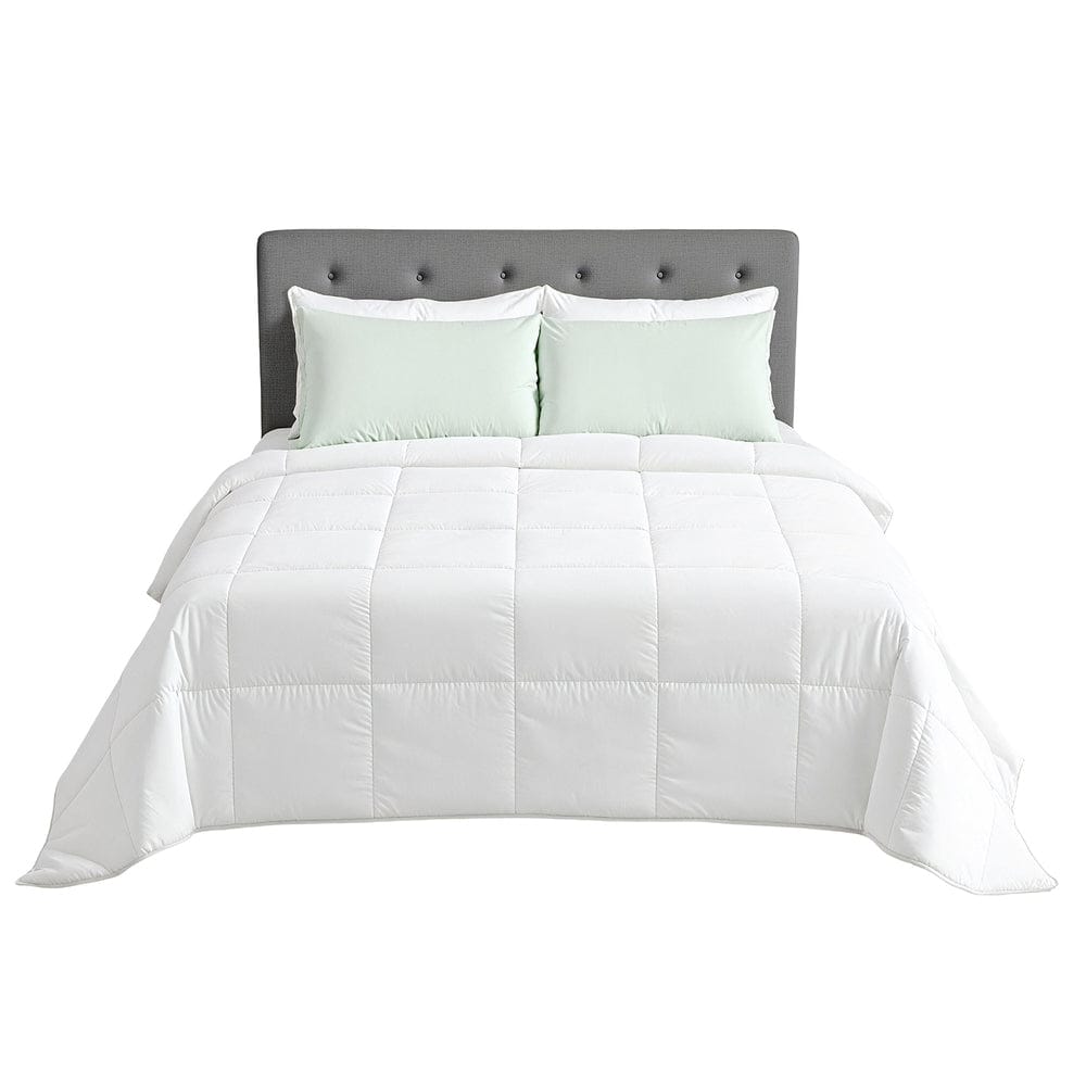 Giselle Bedding 200GSM Bamboo Quilt Summer Quilts All Season Doona Duvet Lightweight Super King - SportZone.co.nz