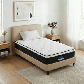 Giselle Bedding 21cm Mattress Euro Top Single - SportZone.co.nz