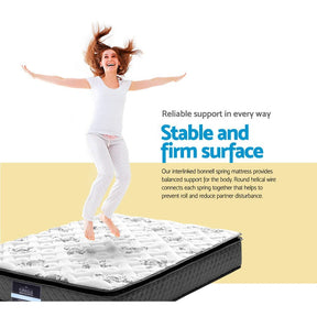 Giselle Bedding 24cm Mattress Pillow Top Single - SportZone.co.nz