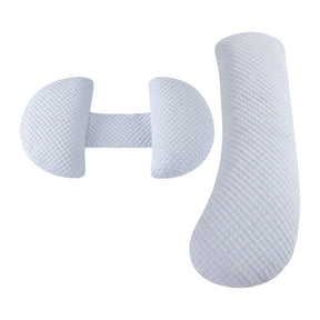Giselle Bedding Cooling Adjustable Body Pillow | Full Length Sleeping Pillow Blue 37x87cm - SportZone.co.nz