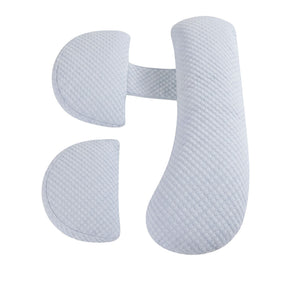 Giselle Bedding Cooling Adjustable Body Pillow | Full Length Sleeping Pillow Blue 37x87cm - SportZone.co.nz