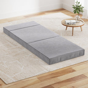 Giselle Bedding Foldable Mattress Folding Foam Bed Mat Light Grey - SportZone.co.nz