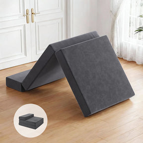 Giselle Bedding Foldable Mattress Folding Foam Bed Mat Single Grey - SportZone.co.nz