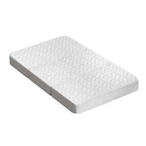 Giselle Bedding Foldable Mattress Folding Foam Cot Bed White - SportZone.co.nz