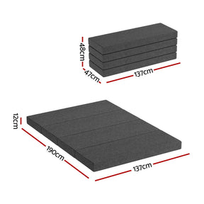 Giselle Bedding Foldable Mattress Folding Foam Mattresses Portable Mat Double - SportZone.co.nz