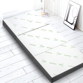 Giselle Bedding Foldable Mattress Folding Foam Single Bamboo - SportZone.co.nz