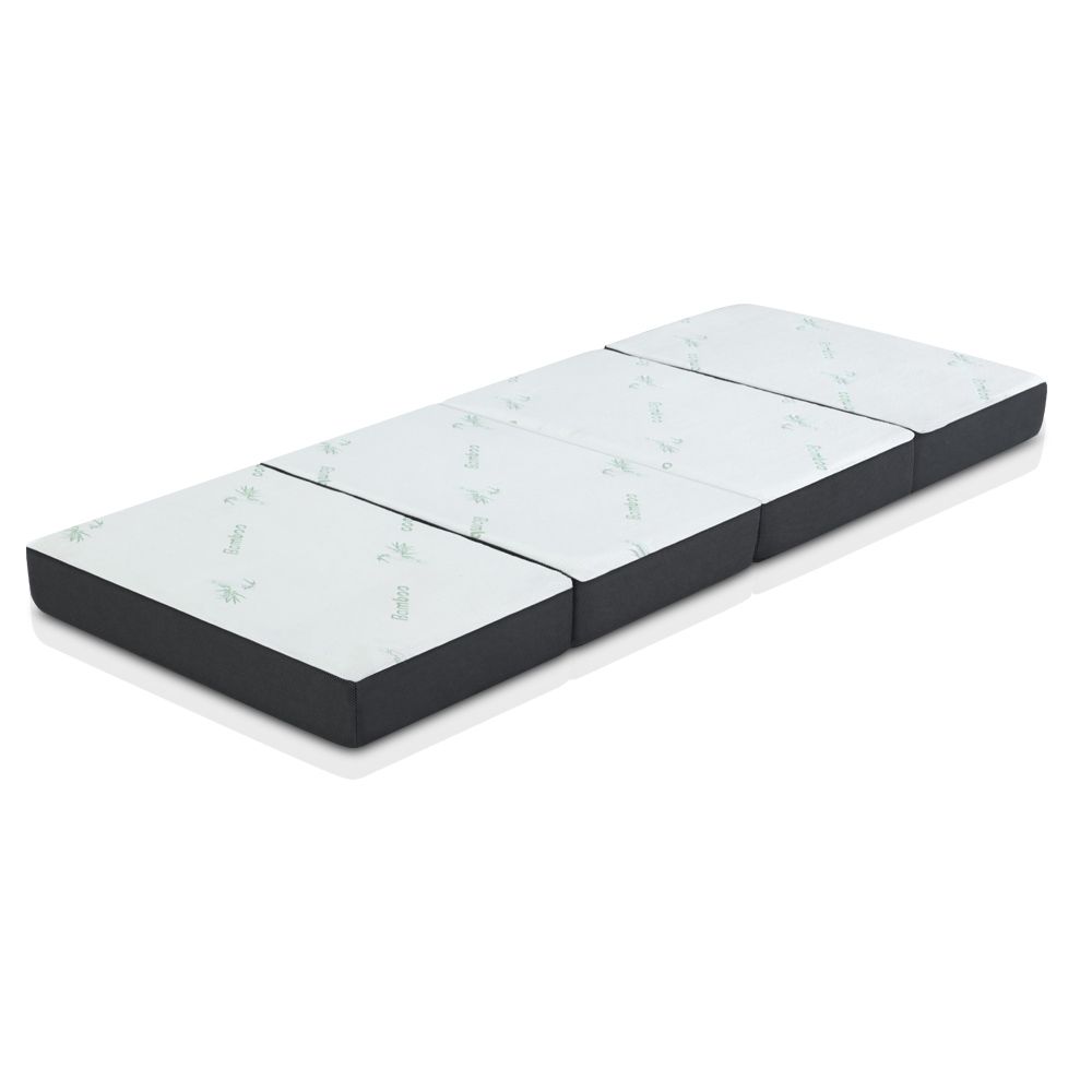 Giselle Bedding Foldable Mattress Folding Foam Sofa Bed Mat Bamboo - SportZone.co.nz