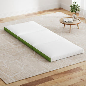 Giselle Bedding Foldable Mattress Folding Foam Trifold Green - SportZone.co.nz