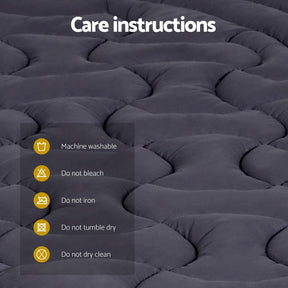 Giselle Bedding Mattress Topper Pillowtop 3 - Zone King Single - SportZone.co.nz