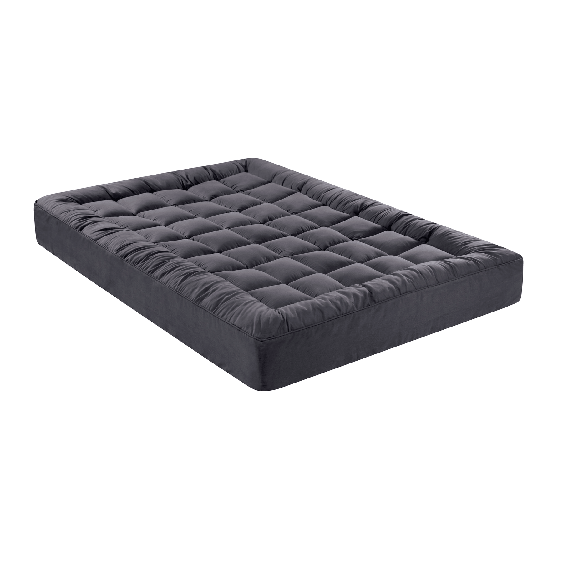 Giselle Bedding Mattress Topper Pillowtop Bamboo Charcoal Queen - SportZone.co.nz