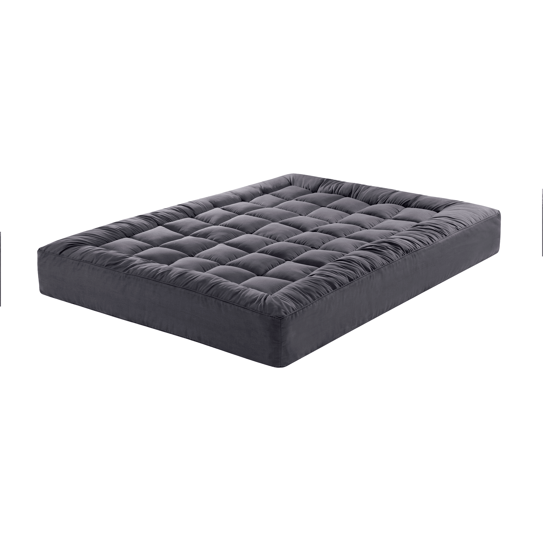 Giselle Bedding Mattress Topper Pillowtop Bamboo Charcoal Queen - SportZone.co.nz
