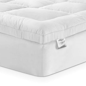 Giselle Bedding Mattress Topper Pillowtop Bamboo King Single - SportZone.co.nz