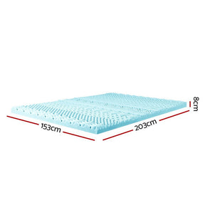 Giselle Bedding Memory Foam Mattress Topper 11 - Zone 8cm Queen - SportZone.co.nz