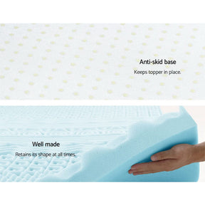 Giselle Bedding Memory Foam Mattress Topper 11 - Zone 8cm Queen - SportZone.co.nz
