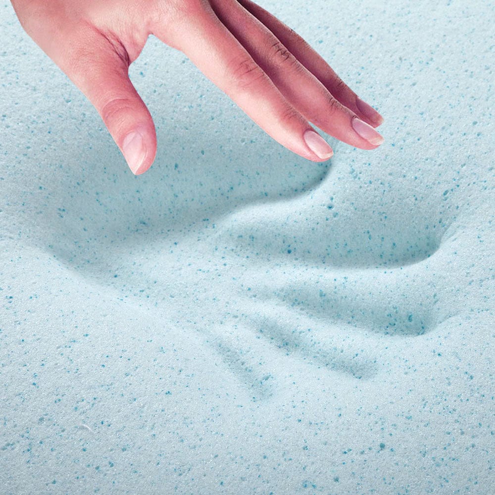 Giselle Bedding Memory Foam Mattress Topper Cool Gel 8cm King - SportZone.co.nz