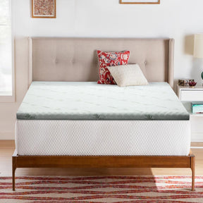Giselle Bedding Memory Foam Mattress Topper Cool Gel 8cm Queen - SportZone.co.nz