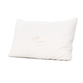Giselle Bedding Memory Foam Pillow Bamboo Cover Twin Pack - SportZone.co.nz