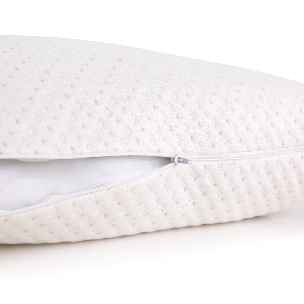Giselle Bedding Memory Foam Pillow Bamboo Cover Twin Pack - SportZone.co.nz