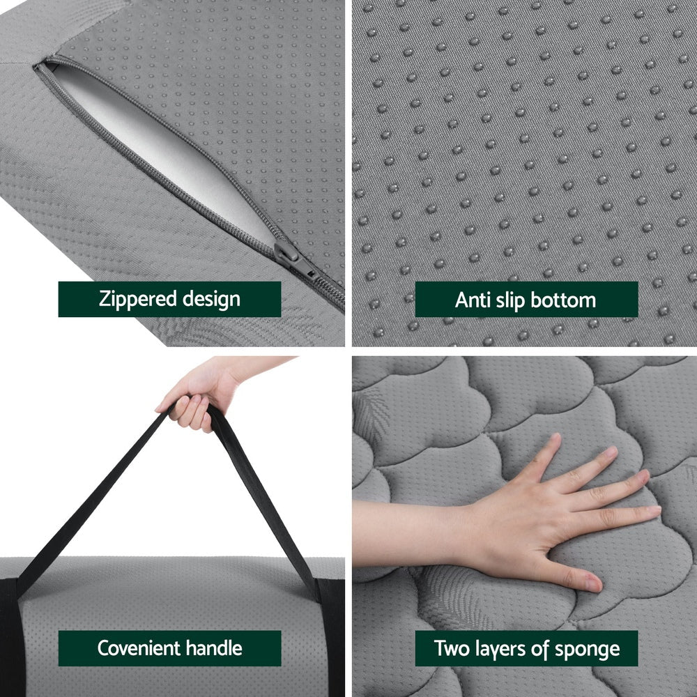 Giselle Bedding Single Foldable Mattress Camping Mat - SportZone.co.nz