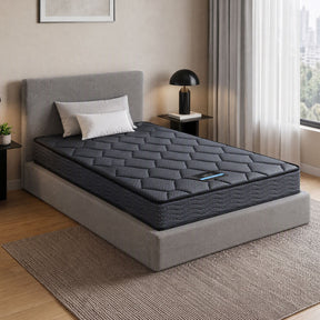 Giselle Bedding Single Mattress 16cm Bonnell Spring Medium Firm Tight Top - SportZone.co.nz