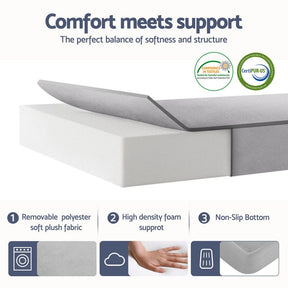 Giselle Foldable Mattress Folding Sofa Bed 4 - fold Sleeping Camping Cushion Mat - SportZone.co.nz