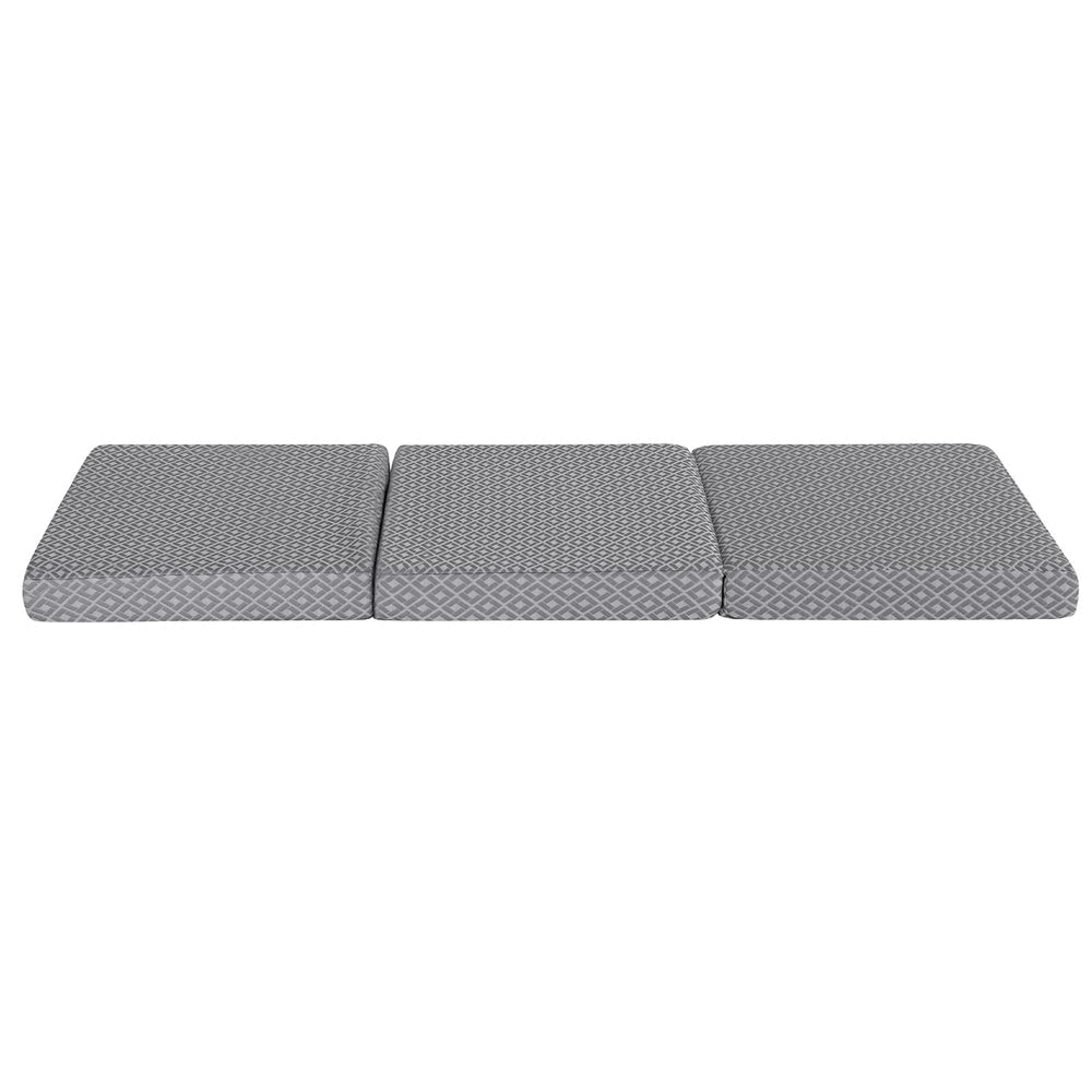 Giselle Foldable Mattress Folding Sofa Bed Trifold Memory Foam Camping Cushion Mat - SportZone.co.nz