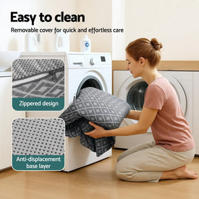 Giselle Foldable Mattress Folding Sofa Bed Trifold Memory Foam Camping Cushion Mat - SportZone.co.nz