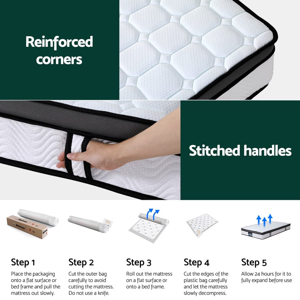 Giselle Mattress Cool Gel Foam 25cm Single - SportZone.co.nz