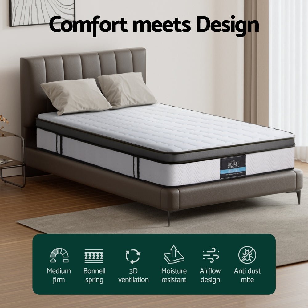 Giselle Mattress Cool Gel Foam 25cm Single - SportZone.co.nz