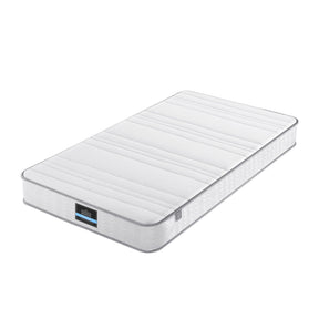 Giselle Single Mattress 20cm with Reinforced Edge Support Egg - Crate Foam - SportZone.co.nz