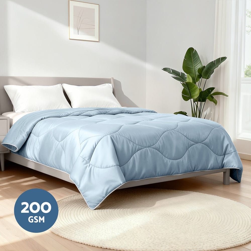 Giselle Tencel Quilt 200GSM Summer Quilts Comforter Doona Light Weight Soft Throw Blanket King - SportZone.co.nz