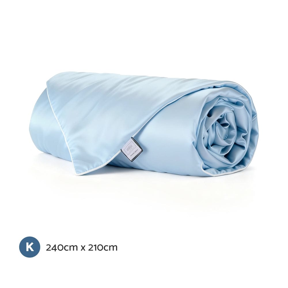 Giselle Tencel Quilt 200GSM Summer Quilts Comforter Doona Light Weight Soft Throw Blanket King - SportZone.co.nz