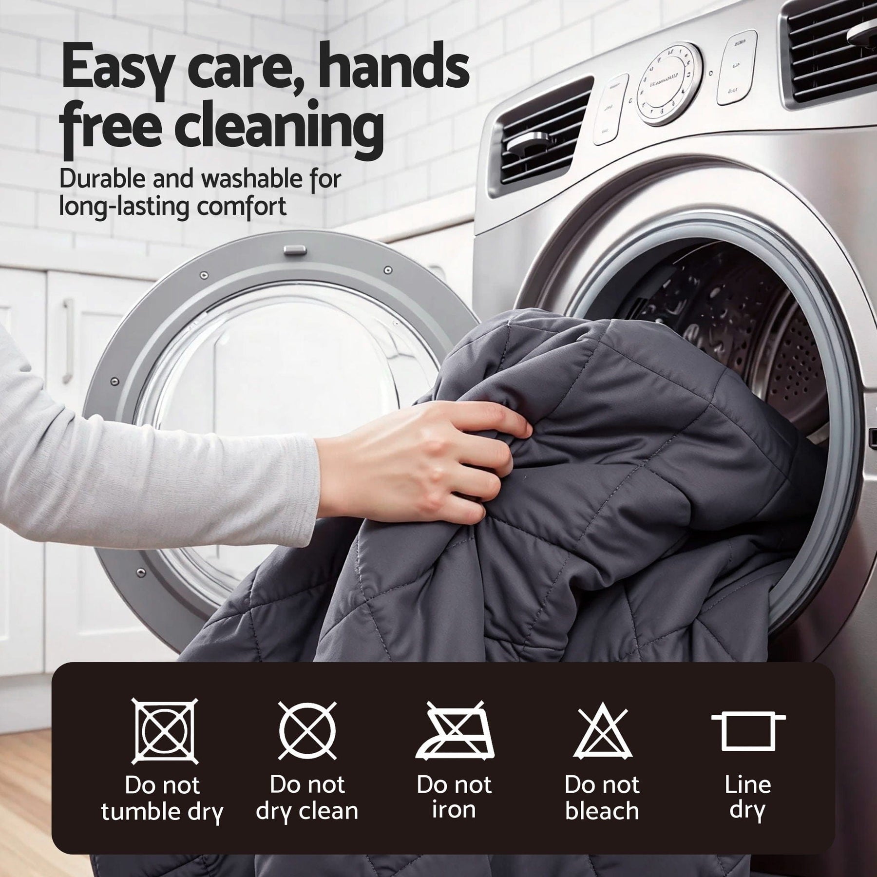 Giselle Water - Resistant Mattress Protector Microfiber 35cm 360° Fit Single - SportZone.co.nz