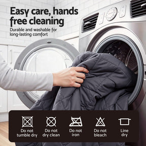 Giselle Water - Resistant Mattress Protector Microfiber 35cm 360° Fit Single - SportZone.co.nz