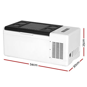 Glacio Camping Fridge 15L Portable Bar Fridges Freezer 12V/24V/240V - SportZone.co.nz
