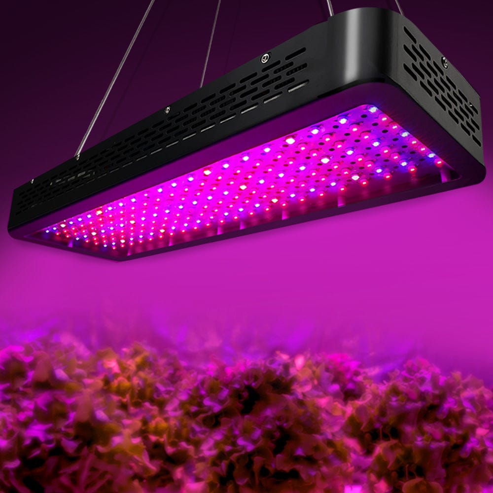 Green Fingers 2X 2000W Grow Lights LED Full Spectrum Indoor Plant All Stage Growth - SportZone.co.nz