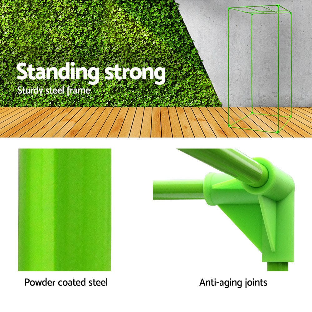 Green Fingers Grow Tent 60x60x140CM Hydroponics Kit Indoor Plant Room System - SportZone.co.nz