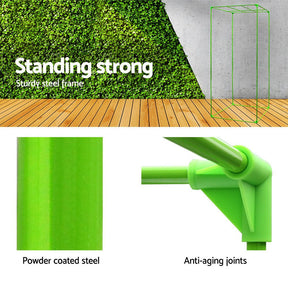 Green Fingers Grow Tent 60x60x140CM Hydroponics Kit Indoor Plant Room System - SportZone.co.nz