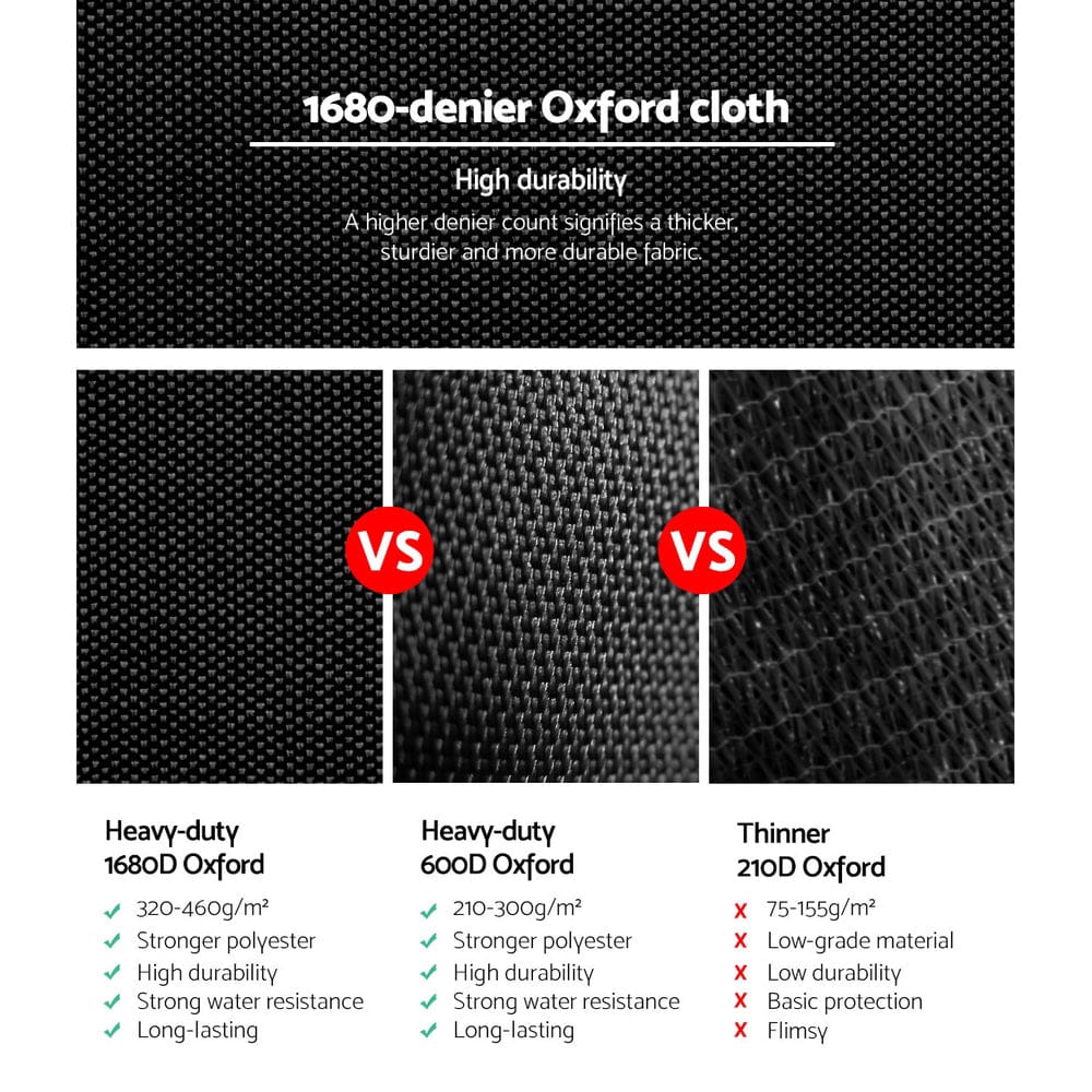 Green Fingers Grow Tent 70x70x160CM 1680D Hydroponics Kit Indoor Plant Room System - SportZone.co.nz