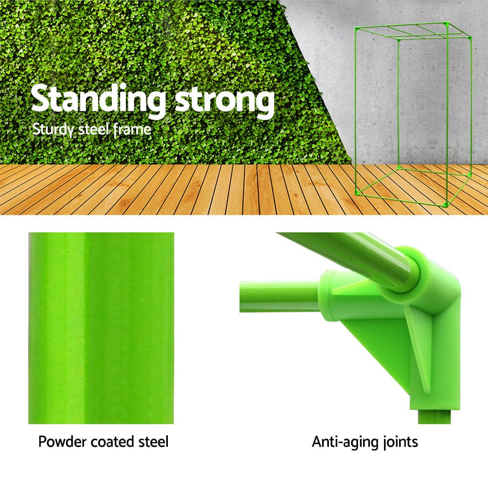 Green Fingers Grow Tent 80x80x160CM Hydroponics Kit Indoor Plant Room System - SportZone.co.nz
