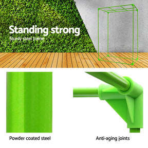 Green Fingers Grow Tent 90x50x160CM Hydroponics Kit Indoor Plant Room System - SportZone.co.nz