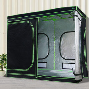 Green Fingers Grow Tent Light Kit 240x120x200CM 2000W LED 6" Vent Fan,Green Fingers Grow Tent Light Kit LED 2000W Full Spectrum 6" Vent 240x120x200CM - SportZone.co.nz