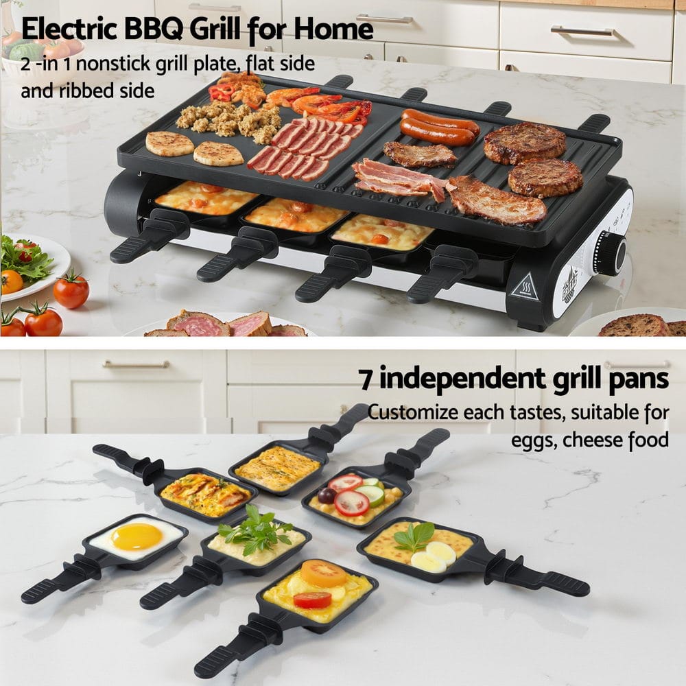 Grillz 1400W Electric BBQ Grill w/ 7 Cooking Pans - SportZone.co.nz