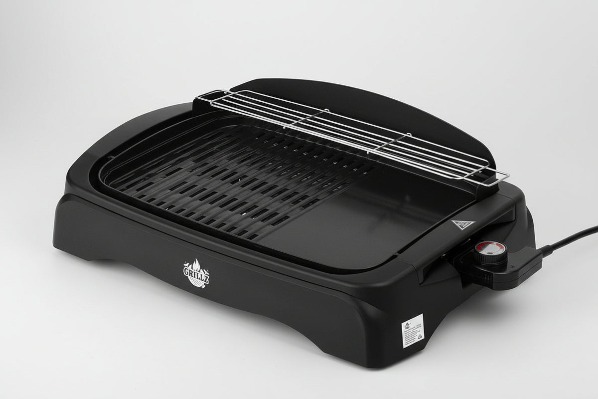 Grillz 1950W Electric BBQ Grill Non - stick Plate for Indoor Outdoor - SportZone.co.nz