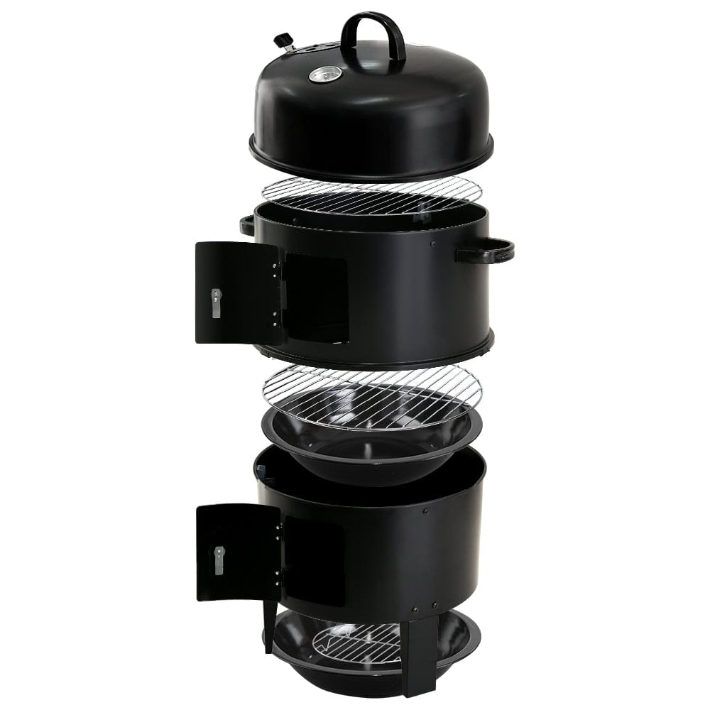 Grillz BBQ Grill 3 - In - 1 Charcoal Smoker - SportZone.co.nz