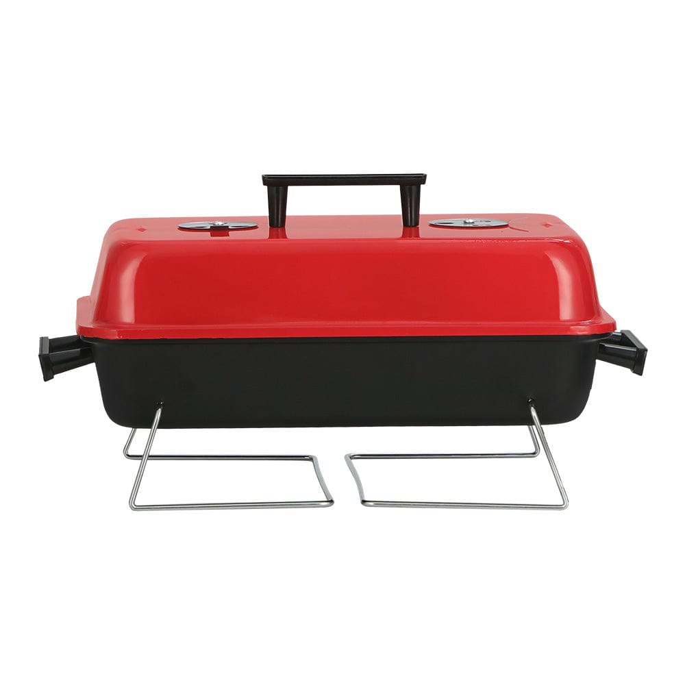 Grillz Charcoal BBQ Portable Grill Camping Barbecue Outdoor Cooking Smoker - SportZone.co.nz