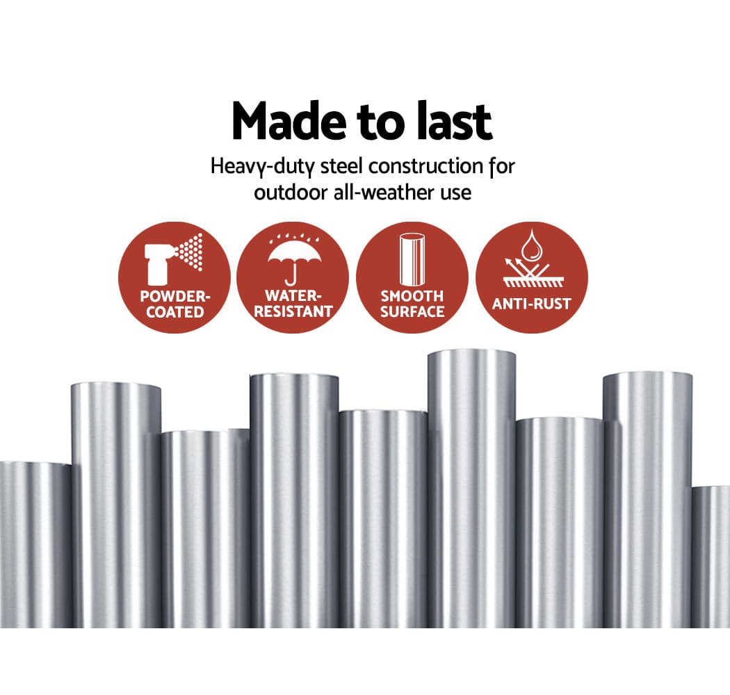 Grillz Fire Pit BBQ Grill Steel - SportZone.co.nz