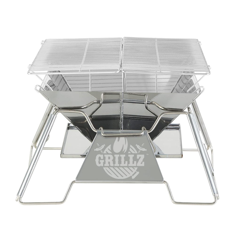 Grillz Fire Pit BBQ Grill with Carry Bag Portable - SportZone.co.nz