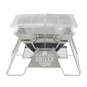 Grillz Fire Pit BBQ Grill with Carry Bag Portable - SportZone.co.nz