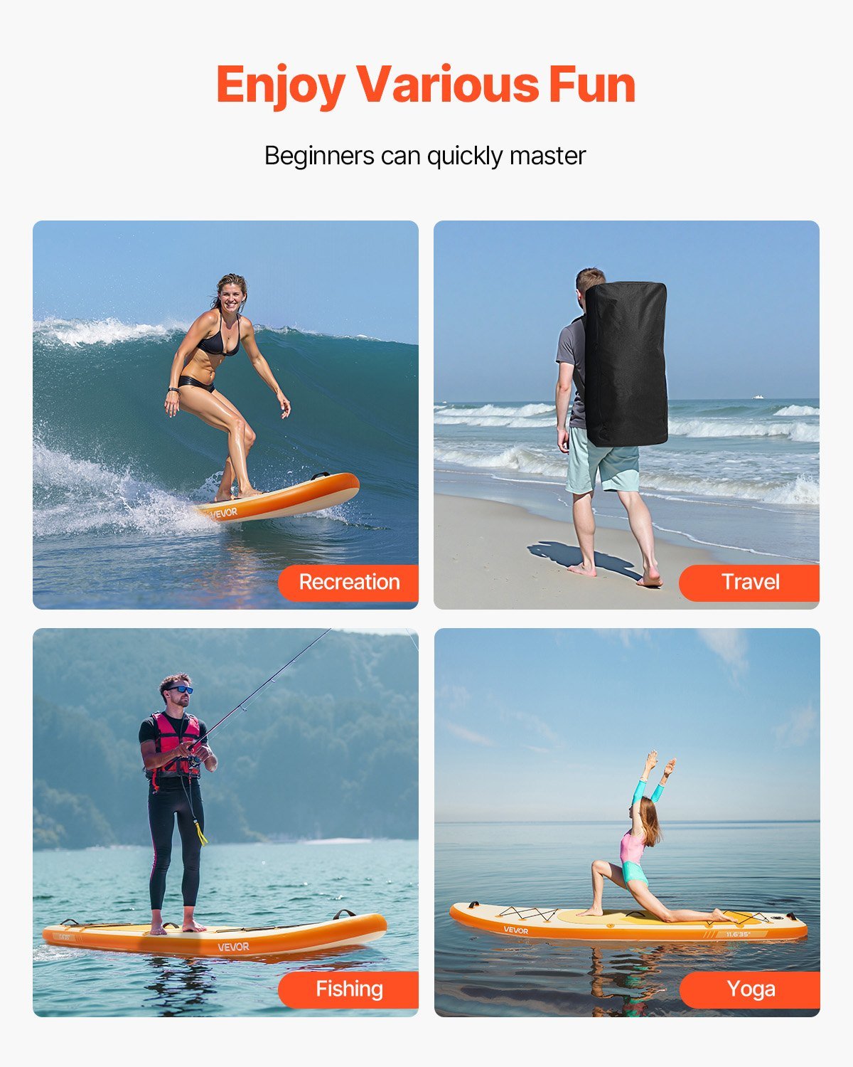Inflatable Stand Up Paddle Board, 3.53m x 89cm x 15cm Wide Ultra-Light SUP Paddleboard, All Accessories Included, Pump, Paddle, Fin, Backpack, Ankle Leash, Strap, Non-slip Deck for Youth, Adults - SportZone.co.nz